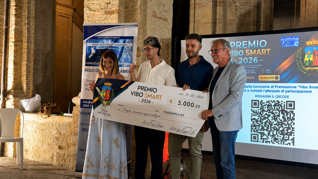 Vibo Smart 2026: Trionfa la startup SEBYONE con il progetto “PERTINEO”. Palazzo Gagliardi incorona l’ecosistema digitale calabrese